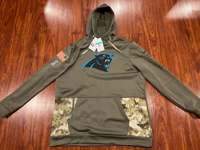 Nike Men’s Carolina Panthers Salute To Service Therma Hoodie Sweatshirt XL NFL - Image 1 of 4