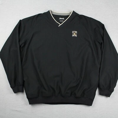 Pullover Ashworth Golf Resistente al Viento y al Agua Para Hombres L Negro Cuello en V Oakmont US Open Foto 1 de 4