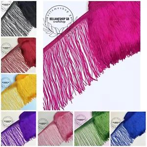 Tassel Fringe Trim 1 yard 30 colours Approx.15cm 6" Drop - Picture 1 of 48