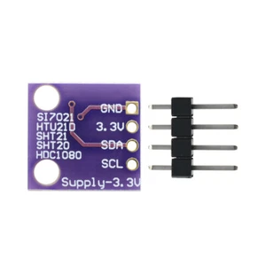 Temperature&Humidity Sensor GY-213V-HTU21D I2C Replace SHT21 SI7021 HDC1080 - Picture 1 of 11