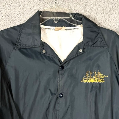 VIntage Nylon Jacket Men's Large Patrol Squadron 8 US Navy Jacksonville USA Made - Image 1 of 4