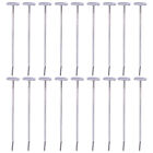 20 Pcs Hole Board Storage Hooks for Shop Peg Tool Perfboard Accessories