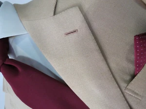Brioni Hand tailored "Palatino" wool silk blend side vented sport coat 46 L - Picture 1 of 12
