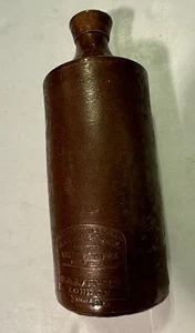 Botella de tinta esmaltada con sal de cerámica J. Bourne & Son Denby de 9,5 pulgadas - Imagen 1 de 3