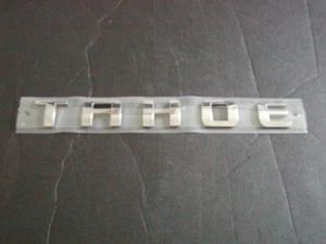 Factroy TAHOE Logo Chome 9.5" X 1" - Picture 1 of 1