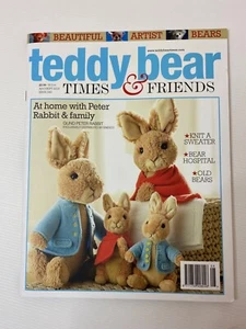 Teddy Bear Times & Friends Aug / Sept 2019 Issue 242 With Pattern! Peter Rabbit! - Picture 1 of 3
