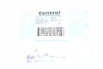 Bolsa de 15 NUEVO Semiconductor Central CLL4733A Diodo Zener Único 5.1V 5% 1000mW 2 Foto 1 de 2