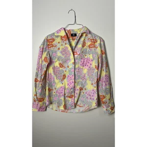 Bogner Women's floral Print Shirt Blouse Button- up blouse 6 36 - Picture 1 of 8
