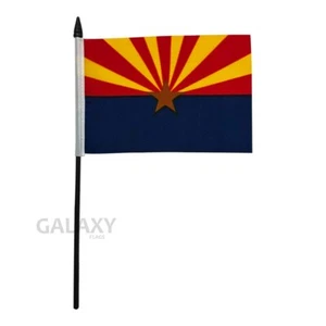 "4x6" Arizona Flag / Arizona Desk Flag / Arizona Stick Flag - Picture 1 of 1
