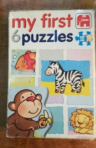 Vintage My First Puzzles - 6 puzzles, 2 pieces each, 18+ m - Picture 1 of 12