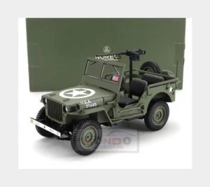 1:18 NOREV Jeep Willys Cabriolet Open Army D-Day Normandy 1944 NV189016 - Foto 1 di 2