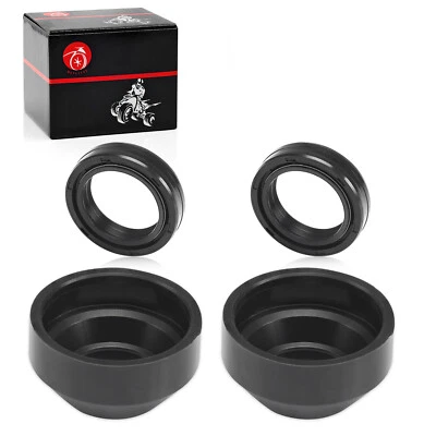 Fork Dust Seal Kit For Kawasaki KZ305 KZ440 KZ400 KX80 For Suzuki GN250 GS250T - Image 1 of 4