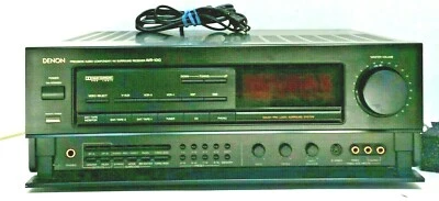 Denon  AVR-1010 Dolby Pro Logic Surround 5.1 Channel Receiver No Remote - Image 1 of 4