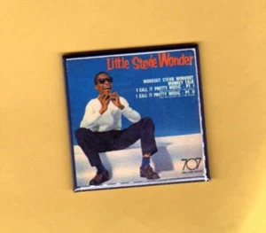 CUBIERTA DE ÁLBUMES DE DISCO MAGNÉTICO STEVIE WONDER 2X2 - Imagen 1 de 2
