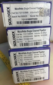 Mixed Lot of 4 Different) SciLogix Adjustable Volume Pipettes, 712111049999 - Picture 1 of 10