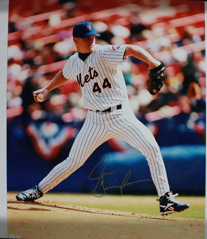 Jason Isringhausen Signed Autographed Glossy 16x20 Photo New York Mets - Image 1 of 1
