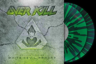 OVERKILL - WHITE DEVIL ARMORY, 2022 SPLATTER vinyl 2LP, POP-UP COVER, 100 COPIES - Image 1 of 3