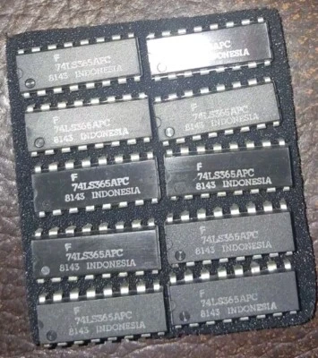 4ea NEW FAIRCHILD or SIGNETICS  74LS365N **NOT CHINESE OR UNBRANDED** - Image 1 of 2