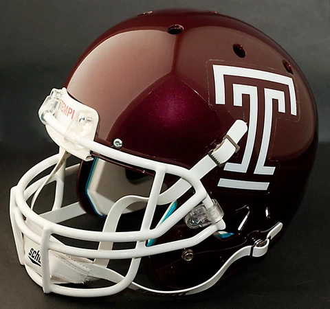 TEMPLE OWLS 1994-1995 Schutt AiR XP Gameday REPLICA Football Helmet Cover