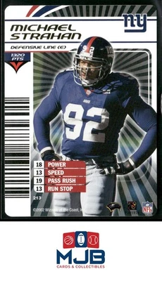 2003 NFL Showdown Michael Strahan #213 Foil 2 - Image 1 of 2