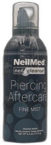 *2029-6-1* Neilmed Neilcleanse Piercing Aftercare, Fine Mist, 6.3 Fluid Ounce - Picture 1 of 5