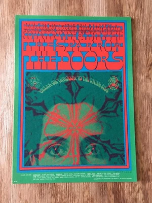 DOORS / SPARROW March 1967 Avalon SF postcard Family Dog FD 50 - Image 1 of 2