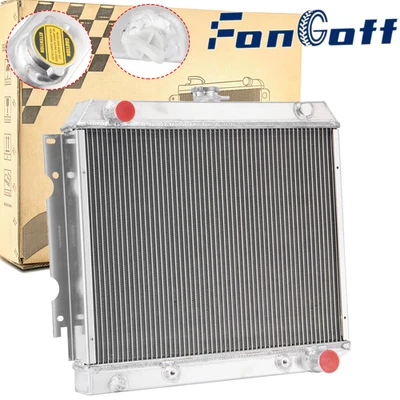 3-Rows Aluminum Radiator For 1968-1972 Dodge Charger/ 1970-73 Plymouth Barracuda - Image 1 of 4