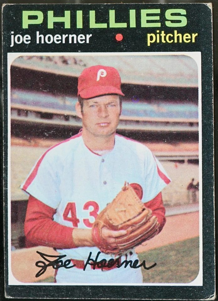 1971 Topps Baseball Joe Hoerner #166 PR - Image 1 of 1
