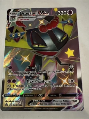 Pokemon TCG 2021 Dragapult VMAX SWSH097 SWSH: Sword & Shield Promo Cards Holo NM - Image 1 of 2