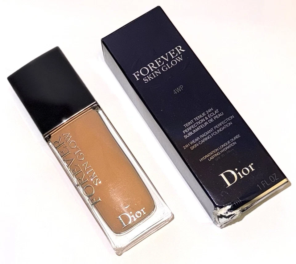 Dior Forever Skin Glow 24H Wear Skin Caring Foundation 30ml 4WP Warm Peach Glow - Bild 1 von 4