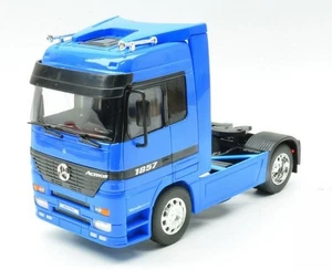 Mercedes Actros 4x2  Truck Blue 1:32 WELLY 32280B - Foto 1 di 1