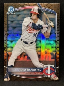 Walker Jenkins 2025 Bowman Chrome #BCP-1 Reptilian Refractor - Twins - Bild 1 von 2