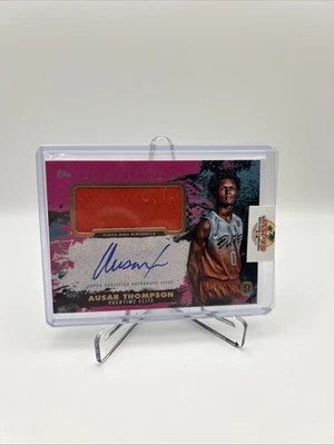 TOPPS INCEPTION OTE OVERTIME AUSAR THOMPSON RC AUTO PATCH  15/99 - Image 1 of 3