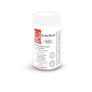 Colorante ARGENTO alimentare in polvere perlescente - per torte e Dolci - 3g - Foto 1 di 1
