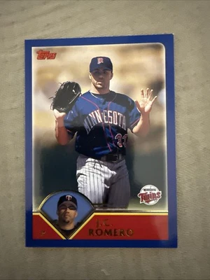2003 Topps 545 J.C. Romero Minnesota Twins - Image 1 of 2