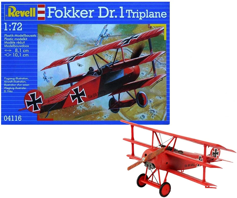 Fokker dr.l triplane Revell 1:72 cod. 04116 - Immagine 1 di 1