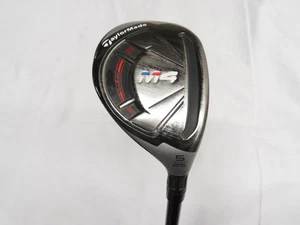 Used TaylorMade M4 25* 5 Hybrid Rescue 5h Fujikura ATMOS 6R Regular flex +HC - Picture 1 of 9