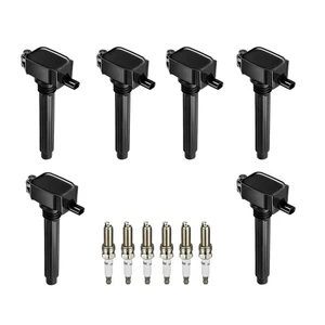 For Dodge 6PCS Ignition Coil & Iridium Spark Plug For Chrysler For Jeep - Picture 1 of 15