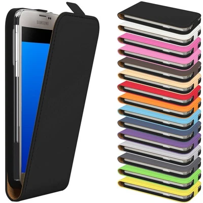 EAZY CASE für Samsung Flip Case Cover Schutz Hülle Etui Kunstleder Handy Tasche - Bild 1 von 4
