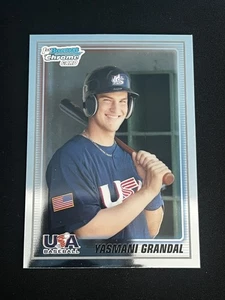 2010 Bowman Chrome #USA-BC8 Yasmani Grandal USA Baseball - Picture 1 of 2