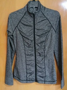 Victoria's Secret Sexy Knockout Sport Full Zip Ruched Jacket Women S Dark Gray - Picture 1 of 24