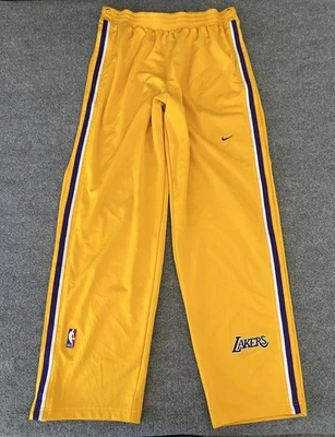 Los Angeles Lakers Pants Mens XL Yellow Purple NBA Basketball Nike Tearaway - Image 1 of 4