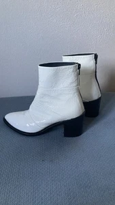Freebird by Steven White Patent Leather Boots Size 6 - Picture 1 of 7