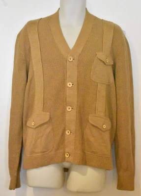 Cárdigan Polo Ralph Lauren Vintage Talla L L L Mezcla de Algodón Lino  Foto 1 de 4