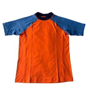 Land’s End Husky Boys Color Block Pullover Swim Rashguard Size XL( 14H-116H) - Picture 1 of 7