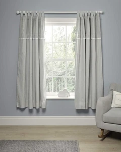 Mamas and Papas Welcome To The World Cortinas Elefante Gris W132 cm L160 cm - Imagen 1 de 2