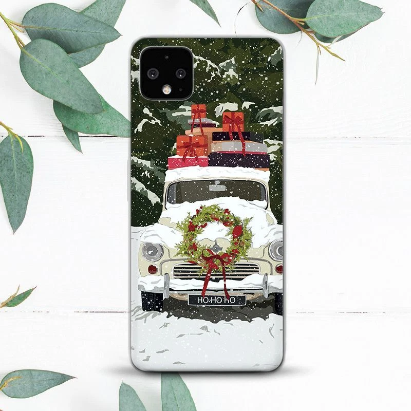 Christmas Vintage Santa Car Case For Google Pixel 2 3 3a 4 4a 5 6 7 8 XL - Image 1 of 1