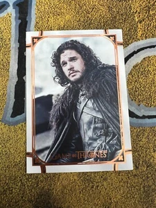 2021 Game of Thrones Iron Anniversary 2 Jon Snow #15 Copper Parallel #/199 - Picture 1 of 2
