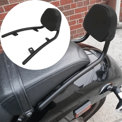 Black Passenger Sissy Bar Backrest with Pad For Honda Fury VT1300CX 2010-2019 - Image 1 of 4