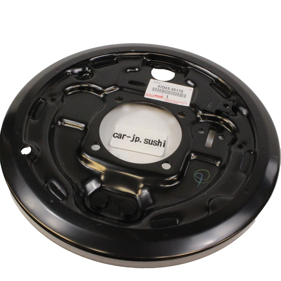 Placa de respaldo de freno trasera derecha Toyota genuina TACOMA RZN VZN 95-04 47043-35170 OEM Foto 1 de 4